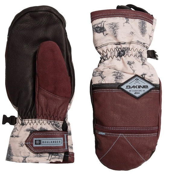 Dakine Accessories - DaKine Team Fleetwood Leather Mittens - Waterproof, Insulated (For Women)